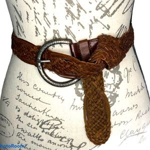 American Eagle Outfitters Braided Leather Belt